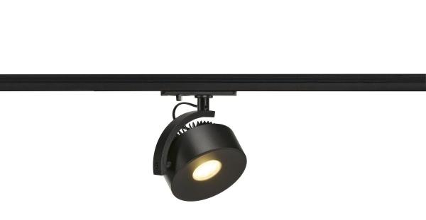 KALU TRACK, Indoor LED 1 Phasen System Leuchte, schwarz, 3000 K inklusive 1 Phasen-Adapter