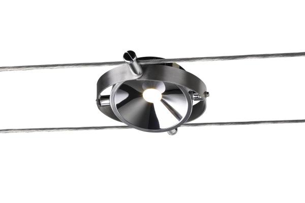 DURNO, Seilleuchte für TENSEO Niedervolt-Seilsystem, 2700 K, chrom