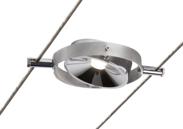 DURNO, Seilleuchte für TENSEO Niedervolt-Seilsystem, 2700 K, chrom