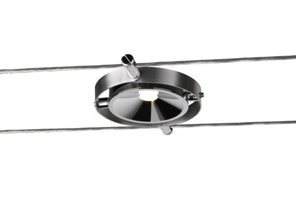 DURNO, Seilleuchte für TENSEO Niedervolt-Seilsystem, 2700 K, chrom