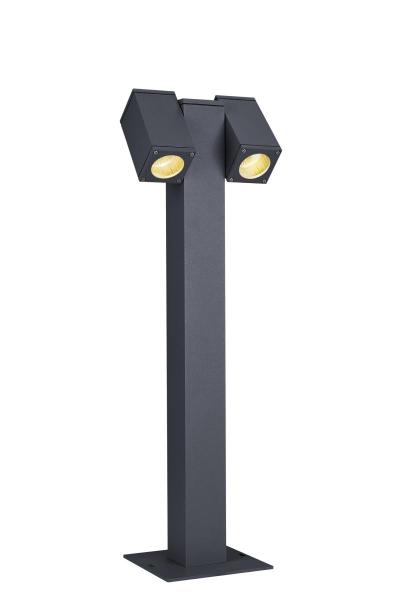 THEO PATHLIGHT, double, QPAR51 Outdoor Stehleuchte, anthrazit