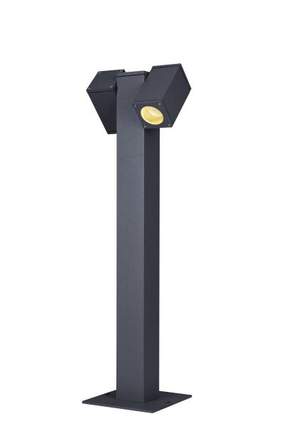 THEO PATHLIGHT, double, QPAR51 Outdoor Stehleuchte, anthrazit