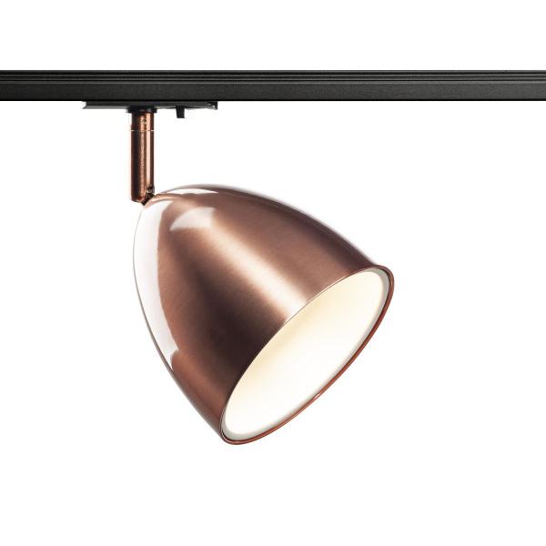 PARA CONE 14, 1 Phasen System Leuchte, kupfer/weiß, inkl. 1 Phasen-Adapter