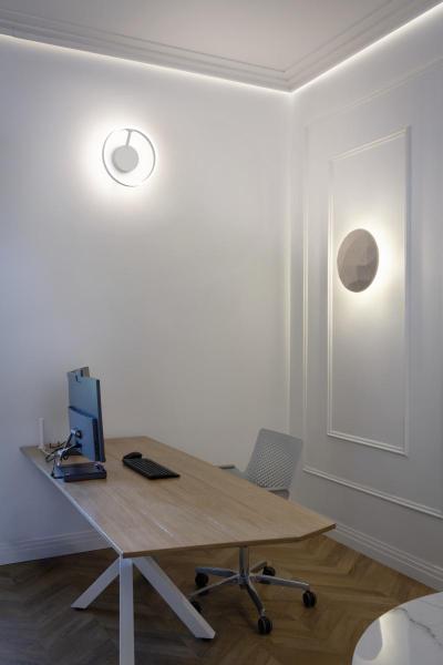 ONE 40 DALI, Indoor LED Wandaufbauleuchte, weiß, 3000/4000 K