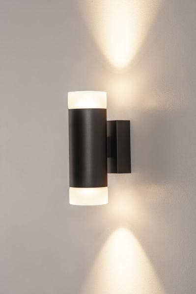 ASTINA UP/DOWN, Indoor Wandaufbauleuchte schwarz