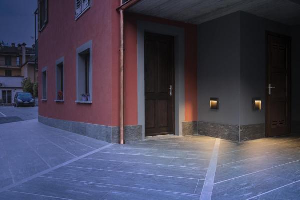 FLATT, Outdoor, LED Wandaufbauleuchte, 3000/4000 K, IP65, anthrazit