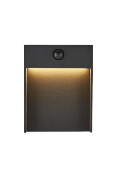 FLATT SENSOR, Outdoor LED Wandaufbauleuchte, 3000/4000 K, IP54, anthrazit