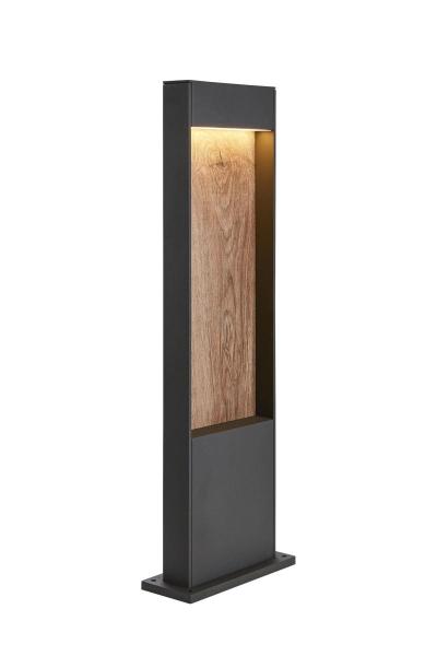 FLATT POLE 65, Outdoor LED Stehleuchte, 3000/4000 K, IP65, anthrazit/braun