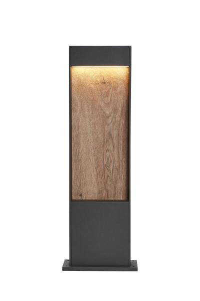 FLATT POLE 65, Outdoor LED Stehleuchte, 3000/4000 K, IP65, anthrazit/braun