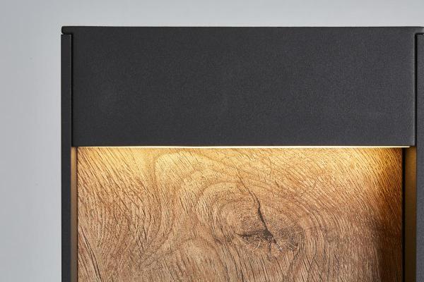 FLATT POLE 65, Outdoor LED Stehleuchte, 3000/4000 K, IP65, anthrazit/braun