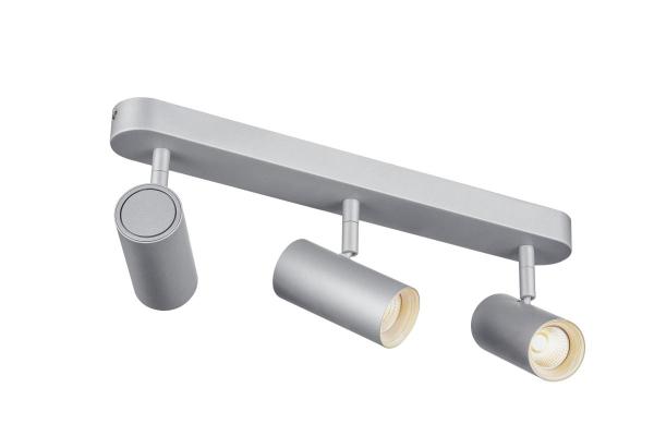 NOBLO, Indoor LED Deckenaufbauleuchte 2700 K silber