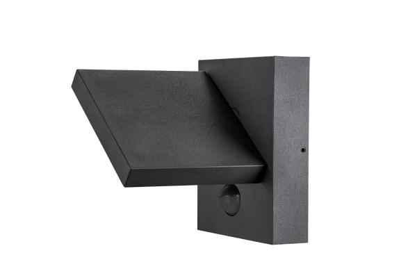 ABRIDOR SENSOR, Outdoor LED Wandaufbauleuchte IP55 anthrazit 3000/4000 K
