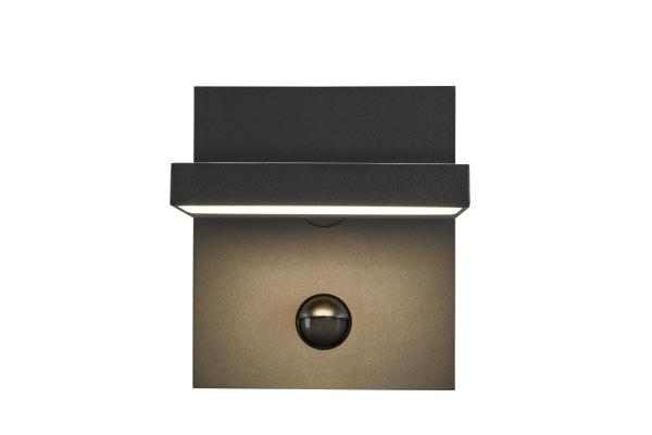 ABRIDOR SENSOR, Outdoor LED Wandaufbauleuchte IP55 anthrazit 3000/4000 K