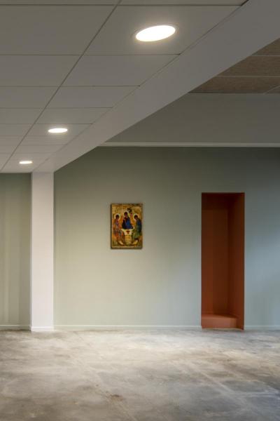 SENSER 24, Indoor LED Deckeneinbauleuchte rund weiß 3000 K