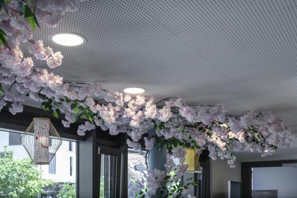 SENSER 24, Indoor LED Deckeneinbauleuchte rund weiß 3000 K