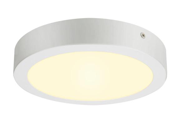 SENSER 24, Indoor LED Deckenaufbauleuchte rund weiß 3000 K