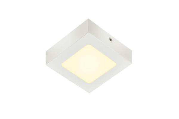 SENSER 12, Indoor LED Deckenaufbauleuchte eckig weiß 3000 K