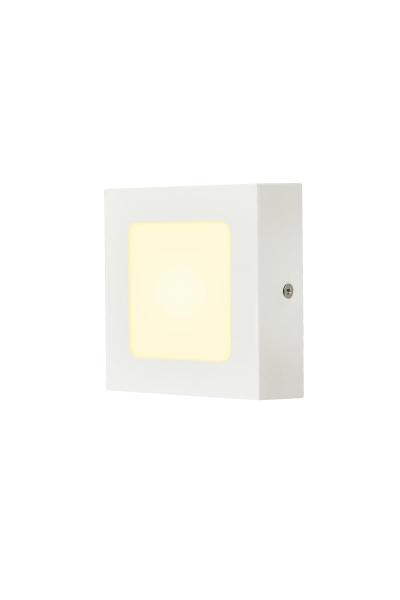 SENSER 12, Indoor LED Deckenaufbauleuchte eckig weiß 3000 K