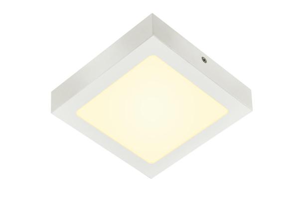 SENSER 18, Indoor LED Deckenaufbauleuchte eckig weiß 3000 K