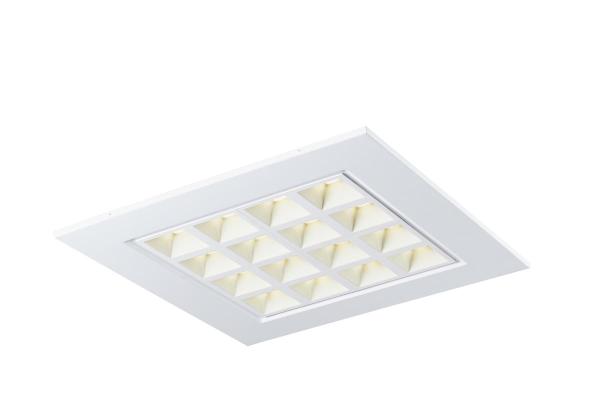 PAVANO 600x600, Indoor LED Deckeneinbauleuchte weiß 4000 K UGR <19