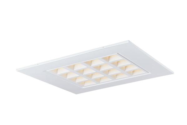 PAVANO 620x620, Indoor LED Deckeneinbauleuchte weiß 3000 K UGR <19