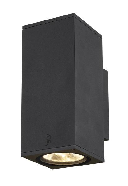 ENOLA SQUARE M UP/DOWN, Outdoor LED Wandaufbauleuchte anthrazit
