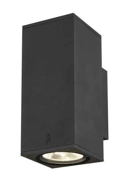 ENOLA SQUARE M UP/DOWN, Outdoor LED Wandaufbauleuchte anthrazit