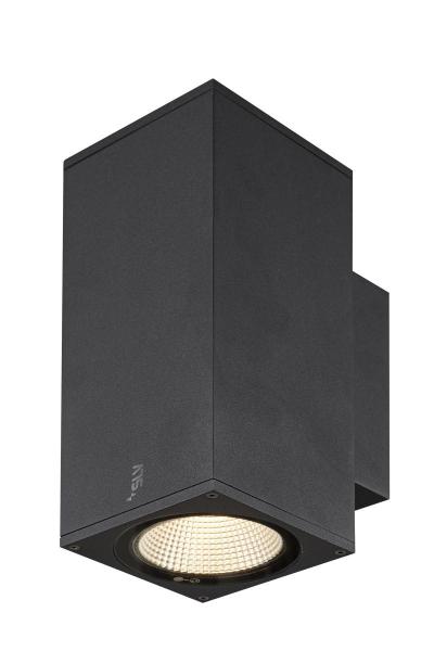 ENOLA SQUARE M UP/DOWN, Outdoor LED Wandaufbauleuchte anthrazit