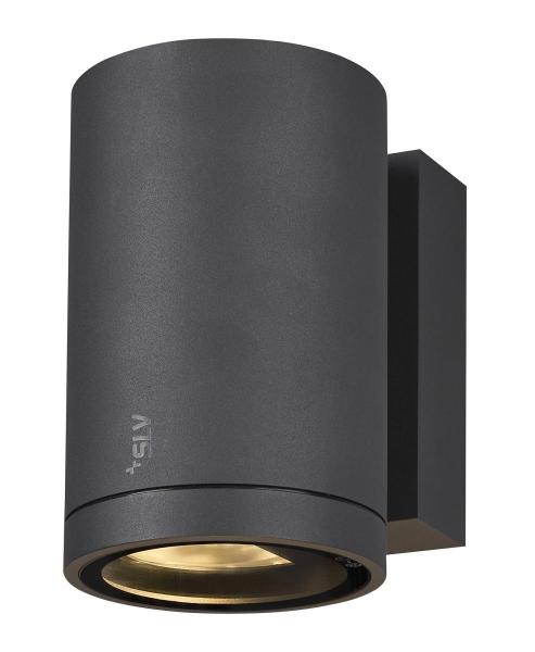 ENOLA ROUND M, single Outdoor LED Wandaufbauleuchte anthrazit