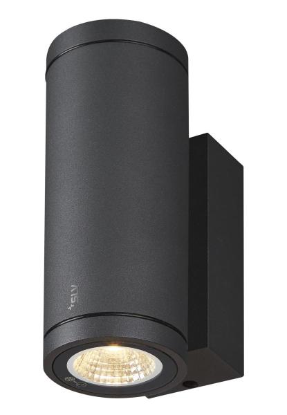 ENOLA ROUND S UP/DOWN, Outdoor LED Wandaufbauleuchte anthrazit