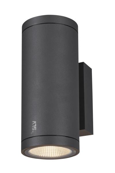 ENOLA ROUND M UP/DOWN, Outdoor LED Wandaufbauleuchte anthrazit