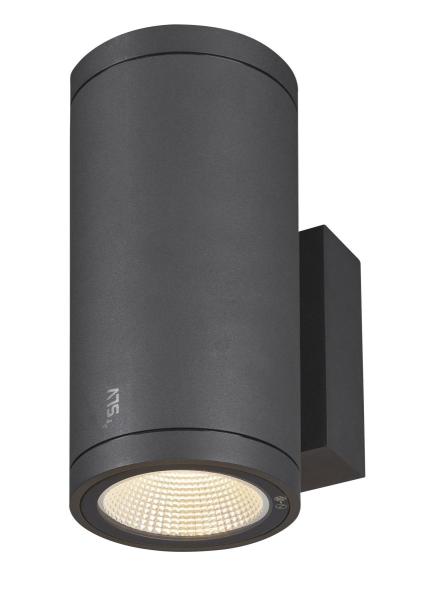 ENOLA ROUND M UP/DOWN, Outdoor LED Wandaufbauleuchte anthrazit