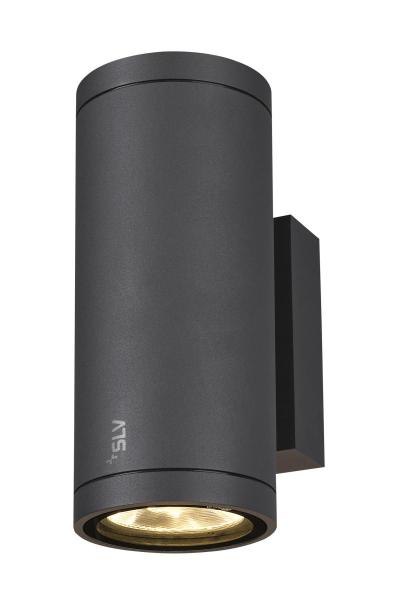 ENOLA ROUND M UP/DOWN, Outdoor LED Wandaufbauleuchte anthrazit
