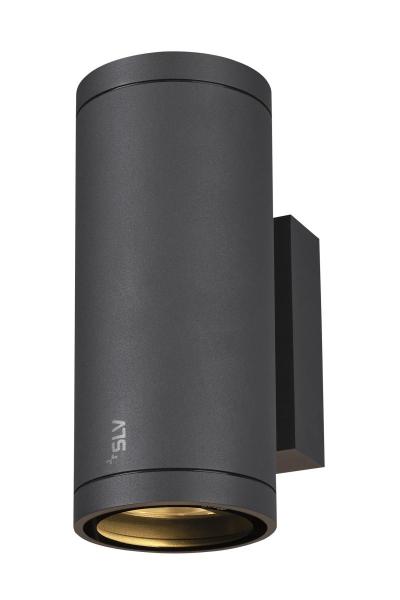 ENOLA ROUND M UP/DOWN, Outdoor LED Wandaufbauleuchte anthrazit