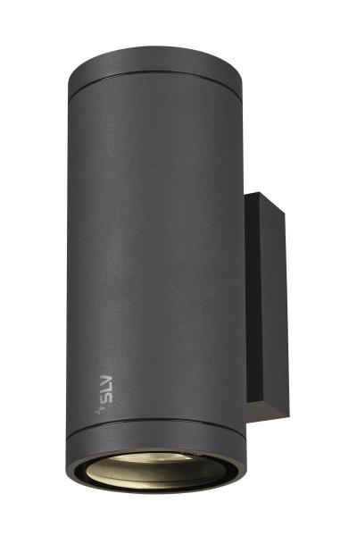 ENOLA ROUND M UP/DOWN, Outdoor LED Wandaufbauleuchte anthrazit