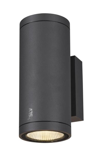 ENOLA ROUND M UP/DOWN, Outdoor LED Wandaufbauleuchte anthrazit