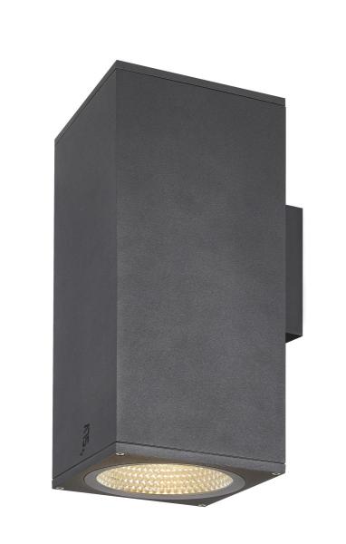 ENOLA SQUARE L UP/DOWN, Outdoor LED Wandaufbauleuchte anthrazit CCT 3000/4000 K