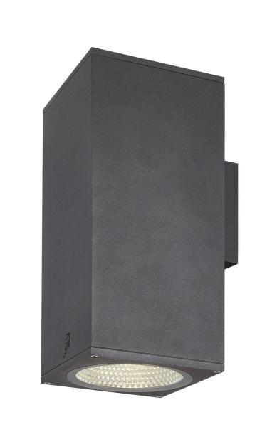 ENOLA SQUARE L UP/DOWN, Outdoor LED Wandaufbauleuchte anthrazit CCT 3000/4000 K
