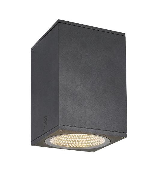 ENOLA SQUARE L, Outdoor LED Deckenaufbauleuchte anthrazit CCT 3000/4000 K
