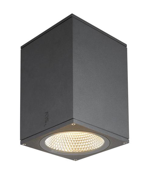 ENOLA SQUARE L, Outdoor LED Deckenaufbauleuchte anthrazit CCT 3000/4000 K