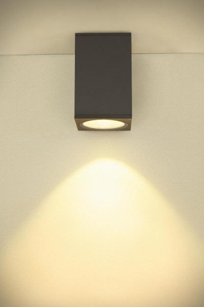 ENOLA SQUARE L, Outdoor LED Deckenaufbauleuchte anthrazit CCT 3000/4000 K