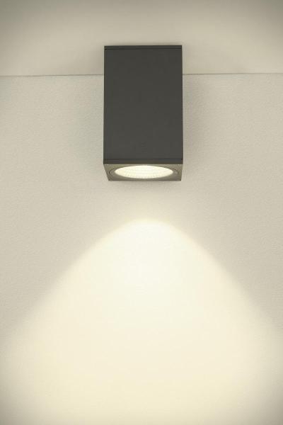 ENOLA SQUARE L, Outdoor LED Deckenaufbauleuchte anthrazit CCT 3000/4000 K