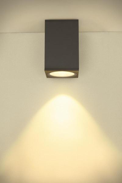 ENOLA SQUARE L, Outdoor LED Deckenaufbauleuchte anthrazit CCT 3000/4000 K