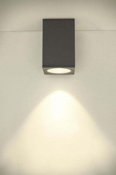 ENOLA SQUARE L, Outdoor LED Deckenaufbauleuchte anthrazit CCT 3000/4000 K