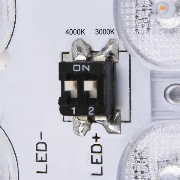 AINOS, Outdoor LED Wand- und Deckenaufbauleuchte weiß CCT switch 3000/4000 K