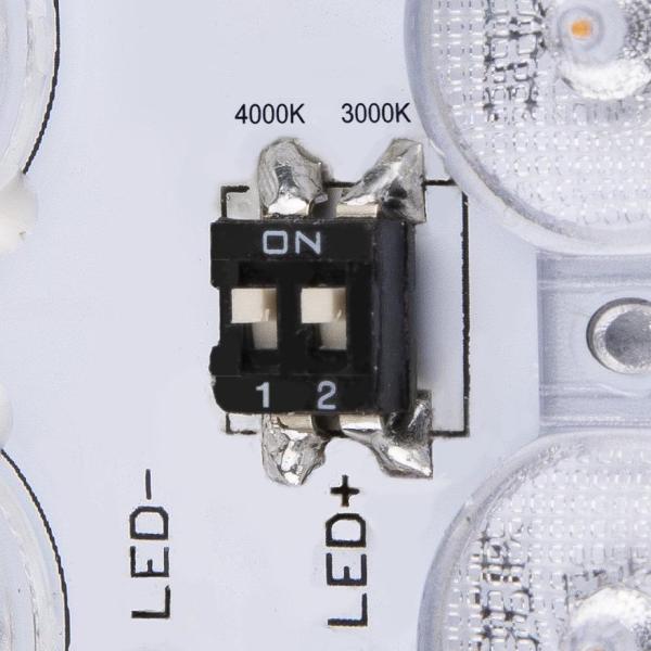 AINOS, Outdoor LED Wand- und Deckenaufbauleuchte anthrazit CCT switch 3000/4000 K