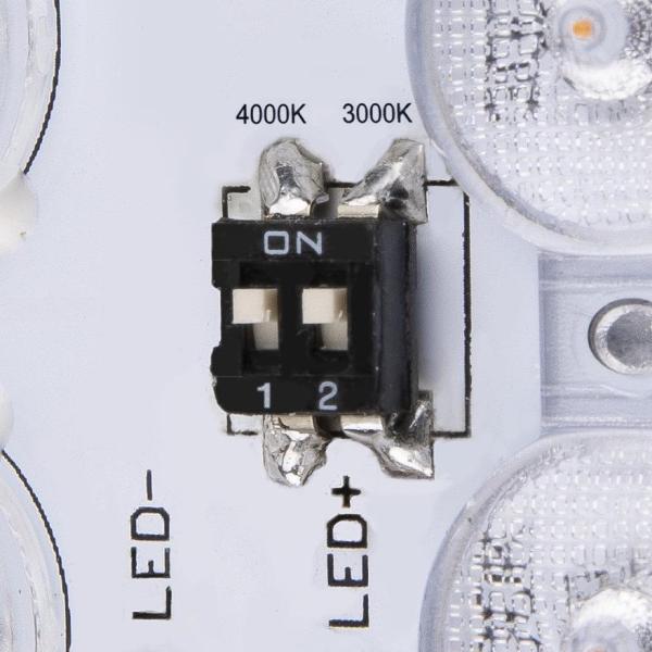 AINOS, Outdoor LED Wand- und Deckenaufbauleuchte anthrazite CCT switch 3000/4000 K