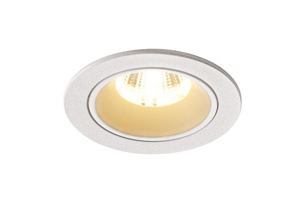 NUMINOS® DL S, Indoor LED Deckeneinbauleuchte weiß/weiß 3000 K 40° inkl. Blattfedern