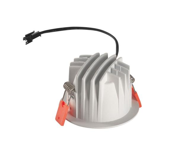 NUMINOS® DL S, Indoor LED Deckeneinbauleuchte weiß/weiß 4000 K 55° inkl. Blattfedern