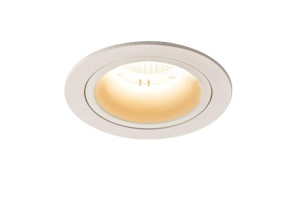 NUMINOS® DL M, Indoor LED Deckeneinbauleuchte weiß/weiß 2700 K 20°